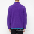 Pullover Sherpa Fleece Giacche personalizzate all'ingrosso